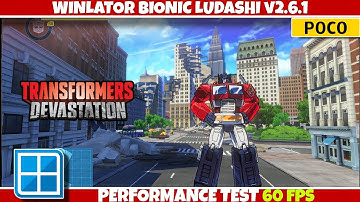 TRANSFORMERS DEVASTATION (PC) on ANDROID | Winlator Bionic v2.6.1 | Performance Test | 8sGen3 + 8GB