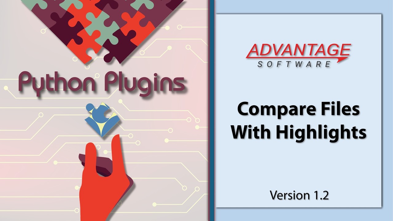 Python Plugins - Compare Files with Highlights version 1.2 - YouTube