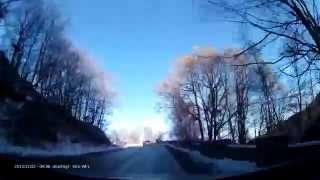 Romanian roads * DJ106A, Rășinari-Păltiniș, in winter * 2013.12.22