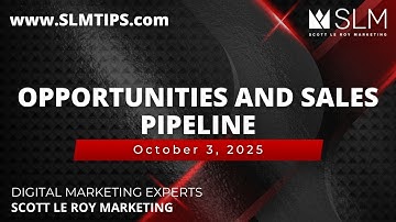Opportunities and Sales Pipeline 10/3