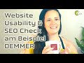 Website Usability & SEO Quick Check | Beispiel: Demmers Teehaus