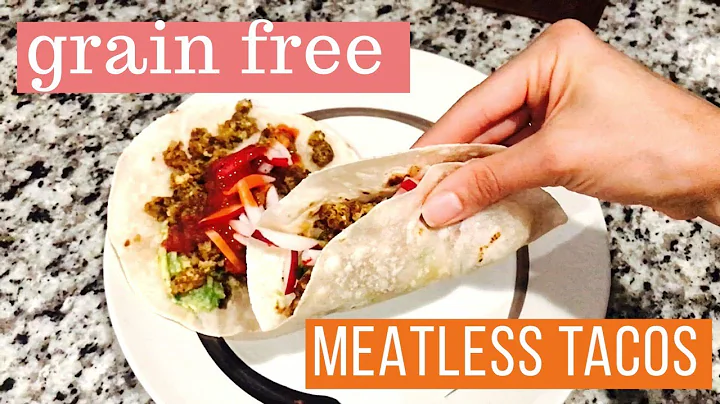 LAZY GIRL DINNER // Grain Free Meatless Tacos