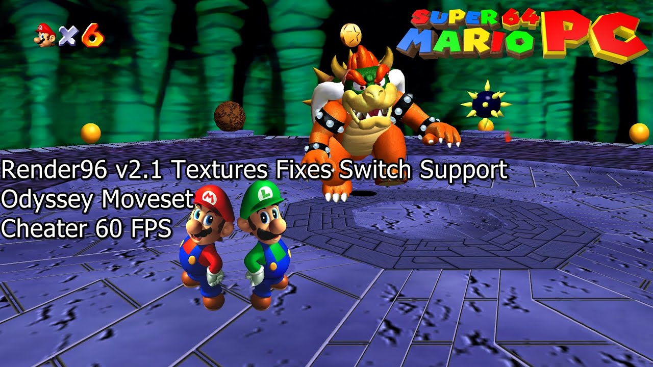 super mario 64 pc port render96 download