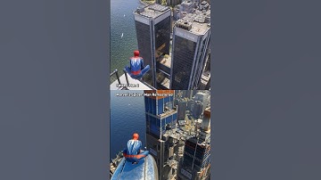 Fisk Tower and other map changes in Spider-Man 2 vs. Spider-Man Remastered! #spiderman #gaming