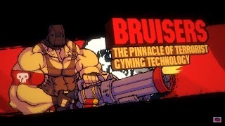 Broforce couch co-op gaming - Mission 1 Bruisers