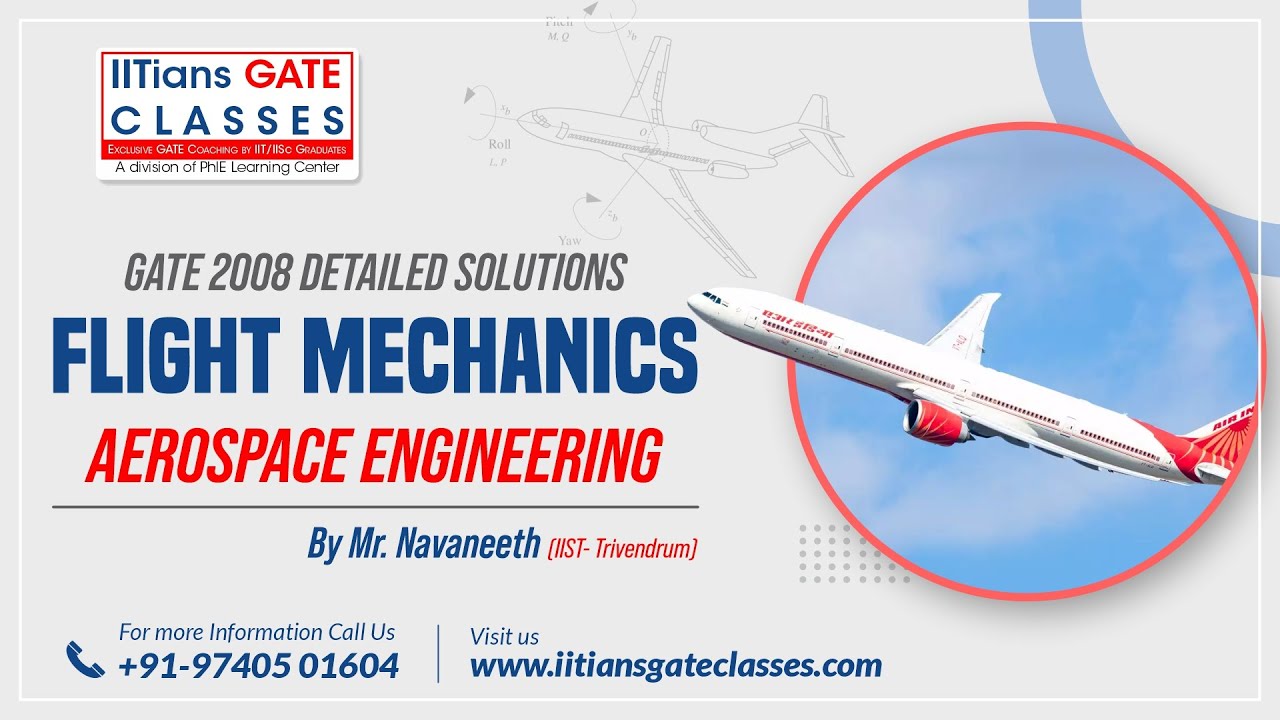 GATE 2028 Aerospace Engineering Paper SolutionFlight Mechanics Part