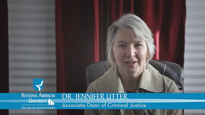 Dr. Jennifer Utter, Associate Dean of the Criminal...