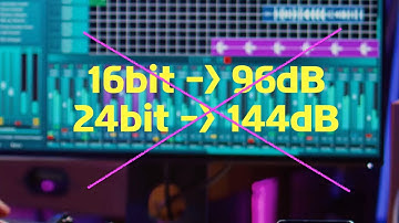 16bit vs 24bit. It