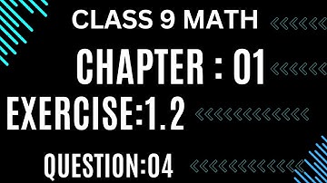 class 9 maths chapter 1 exercise 1.2 question number 4 skew symmetric