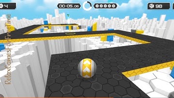 GyroSphere Trials - Level 1, 2 gameplay arcade action platform ball precision game walkthrough