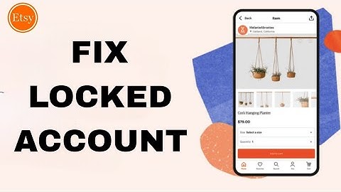 How To Fix And Solve Etsy App Locked Account | Final Solution