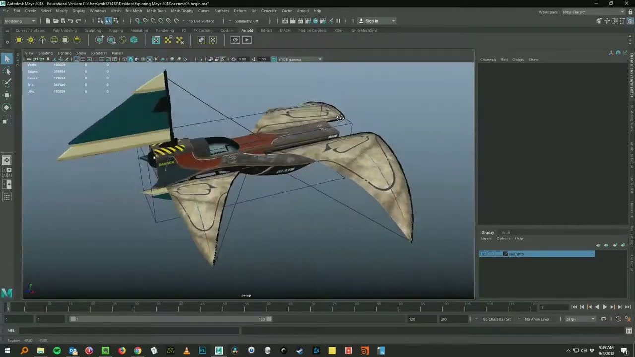 Maya 2018 how to properly load an existing Maya project folder