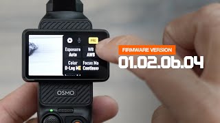 DJI Osmo Pocket 3 - Firmware V01.02.06.04
