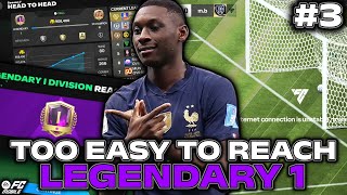 Reaching LEGENDARY 1 DIVISION too Easy ✨| Cheap Beast To Glory Episode #3 | FC Mobile