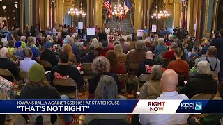 'That's not right': Iowans rally against pesticide liability bill at statehouse