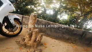 Scooter ride on Nusa Ceningan and Lembongan towards the Yellow Bridge #travel #4k