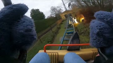 Anubis: The Ride - Plopsaland De Panne | Onride pov in the rain 08/01/2022