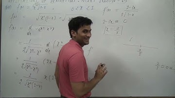 Find the local maxima and local minima, if any, of the following functions. f(x)= x root over 1-x,