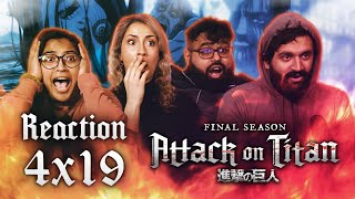 Attack on Titan DUB - 4x19 Two Brothers - Group Reaction