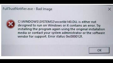 Fix Error VCCORLIB140.DLL Is Either Not Designed To Run On Windows Or Contains An Error 0xc000012f