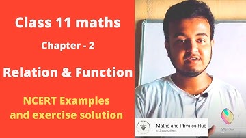 Class 11 Maths Chapter 2 in Assamese || Relation and Function