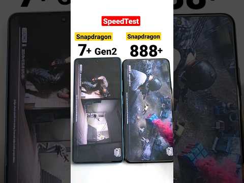Snapdragon 7+Gen2 vs Snapdragon 888+ Speedtest 🔥🔥🔥