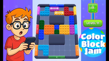 Color Block Jam Level 11 Solution Walkthrough