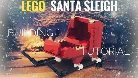 LEGO Santa Sleigh Building Tutorial