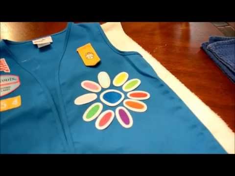 How To Iron On Girl Scout Patches (Daisy Petals)