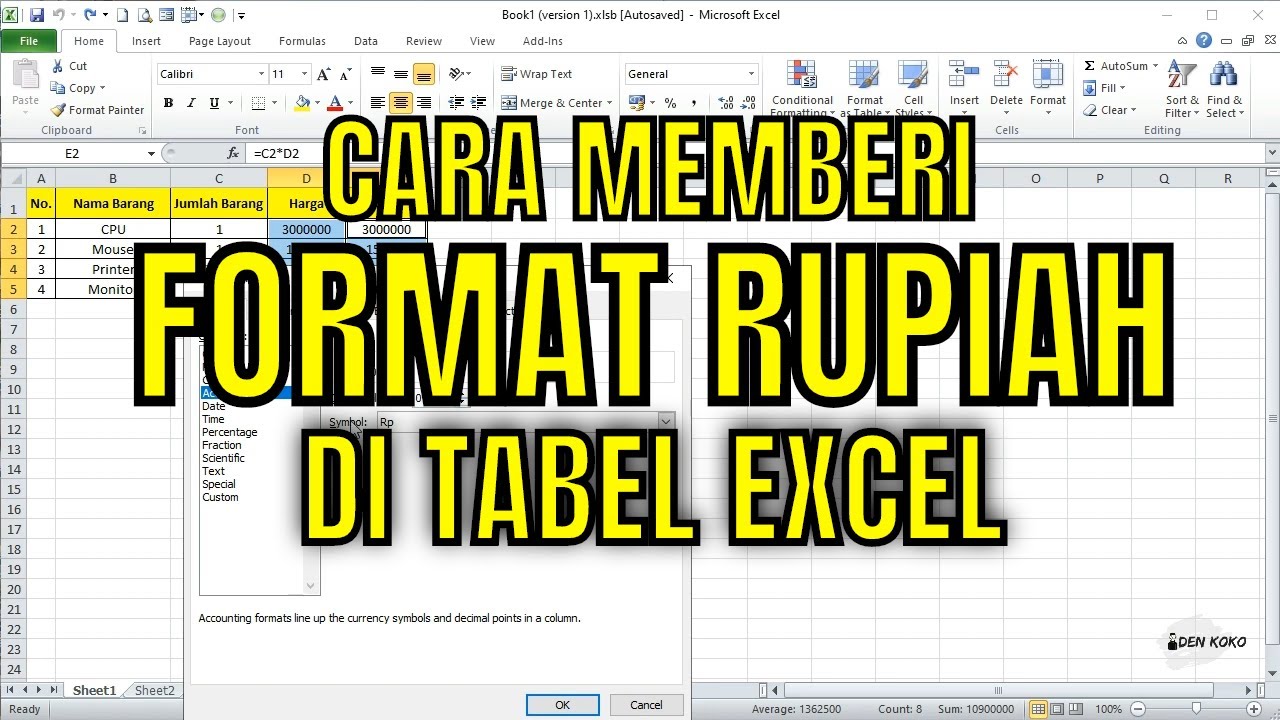 [Panduan Lengkap] Cara Membuat Minus Menjadi Kurung Di Excel | Dengan