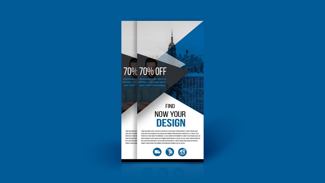 DL Flyer Design - Adobe Photoshop Tutorial