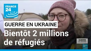Guerre en Ukraine : le seuil des deux millions de réfugiés ukrainiens bientôt franchi, selon le HCR