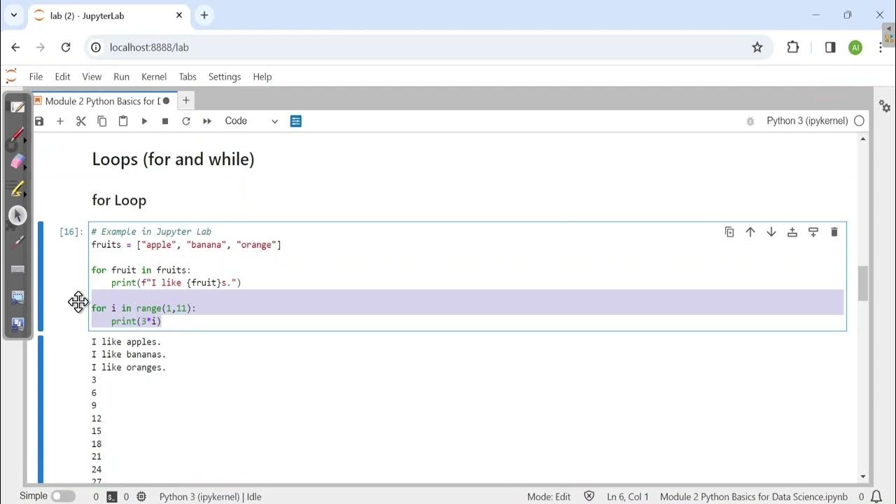 6. Python Basic (Conditional statement, Loops, Functions) part -2 ...