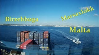 Marsaxlokk, Birzebbuga, Malta. Time-lapse.