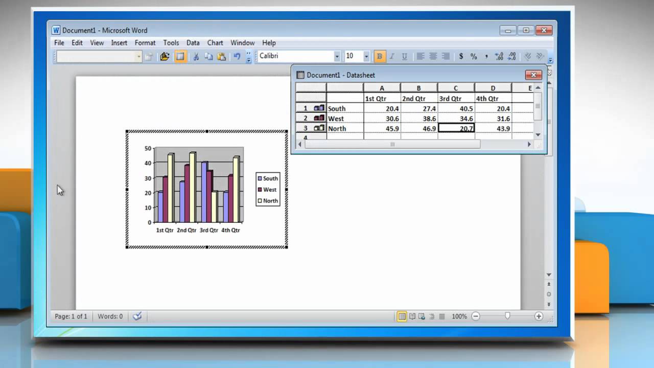 How To Draw A Bar Chart In Word