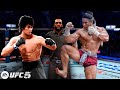 Ps5  bruce lee vs kun khmer ea sports ufc 5