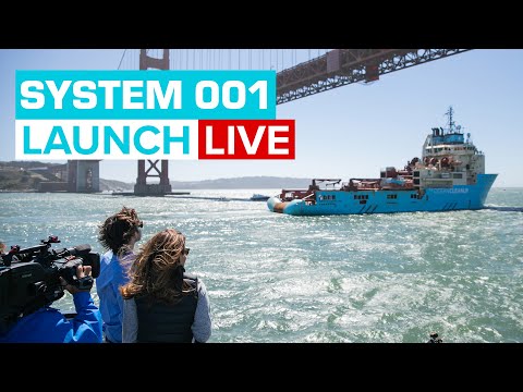The Ocean Cleanup System 001 Launch LIVE