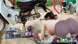 Full video 45 days. Repair speakers, damaged abandoned motorbikes, repair electrical equipment