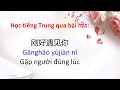 Học tiếng Trung qua bài hát  刚好遇见你 Gặp người đúng lúc