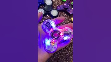 Music,Bluetooth speaker. Spin, fidget spinner" led light? All together a pretty good fidget spinner