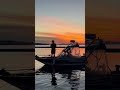 Beautiful!Sunset fishing boat over ocean #sunset #oceanview #nature #boating #fishing #shorts
