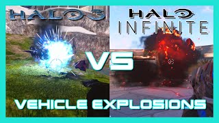 Halo 3 vs Halo Infinite Vehicle Explosions Comparison