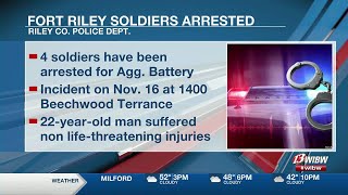 Four soldiers from Fort Riley arrested in weekend incident in Manhattan
