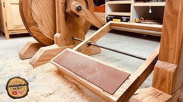 Treadle Lathe Build (Start to Finish) Using Hand Tools