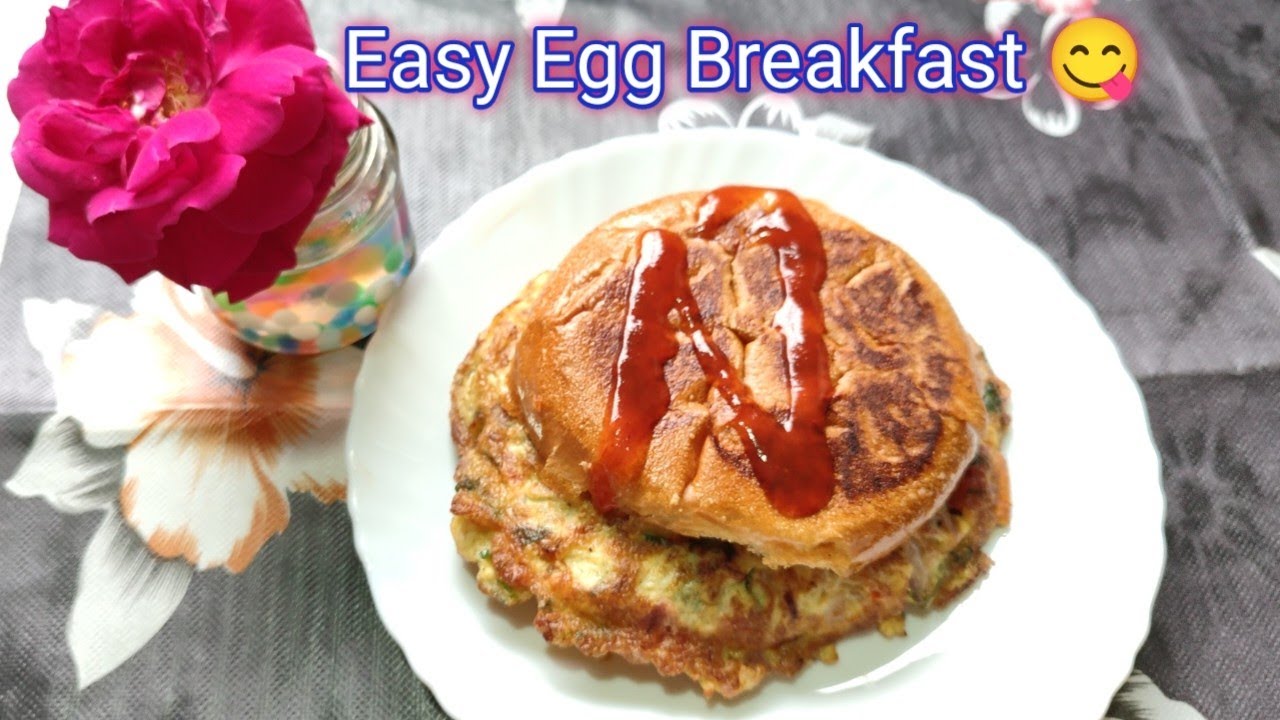 Tasty Easy Egg Breakfast || Egg Ban Recipe||kids Lunch Box Recipe ...