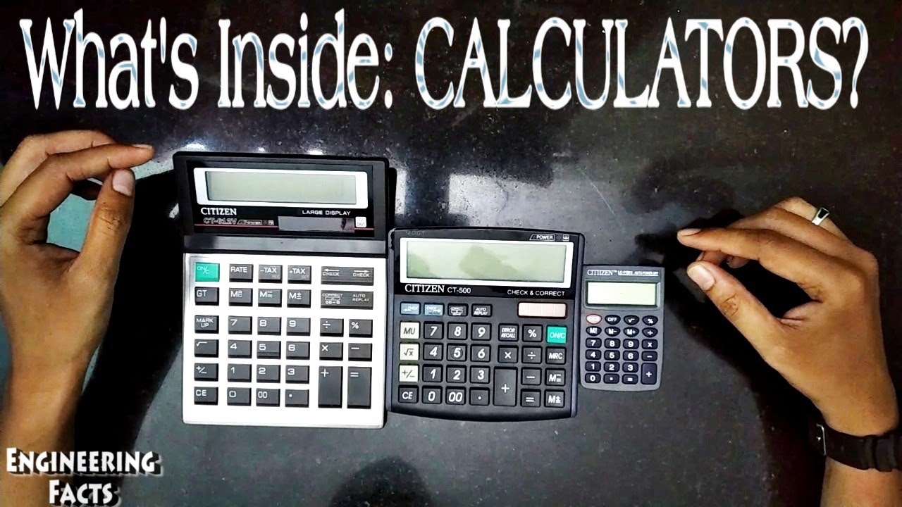 What's Inside: Calculator. How calculator works, Why battery leaks acid