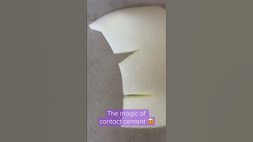 The magic of contact cement 😍