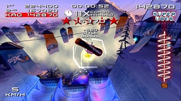 Tomoko Game : SSX 3 Kaori train trick by me music - 1080p 60fps