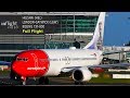 Norwegian Full Flight | Helsinki to London-Gatwick | Boeing 737-800 (with ATC)