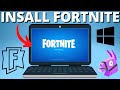 How to download fortnite on pc  laptop  2022
